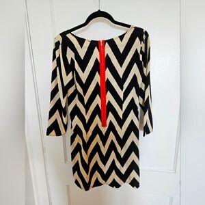 Mona B Black/Cream/Red cocktail dress - It's a head turner.  Trust me.